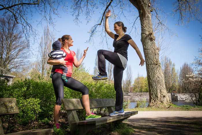 Schwangerschaft Sport mit Personal Trainerin